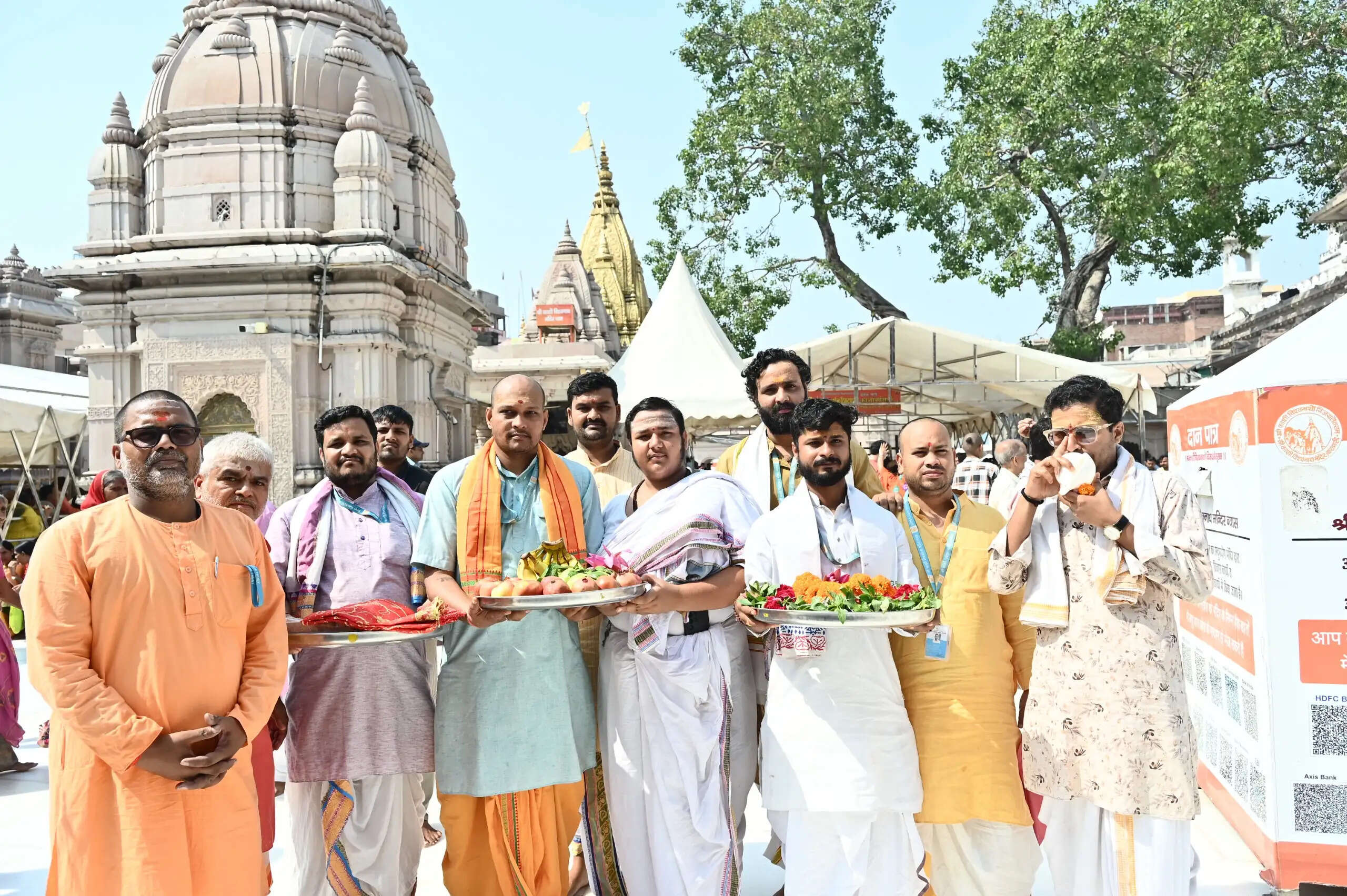 काशी विश्वनाथ धाम में सप्तमी पर शक्ति आराधना, मां विशालाक्षी को अर्पित की गई श्रृंगार सामग्री