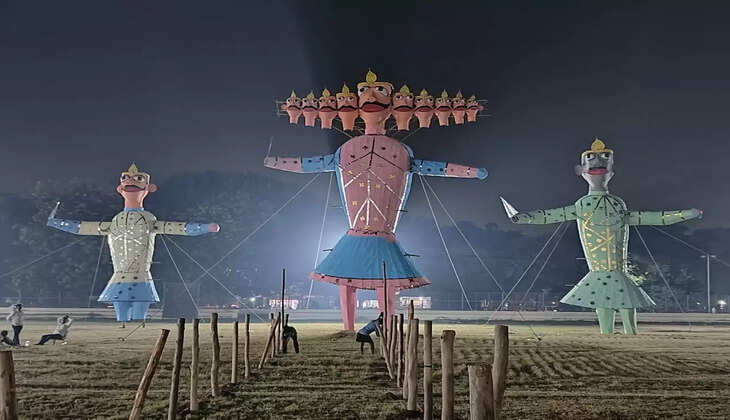 बनारस रेल इंजन कारखाना का विजय दशमी महोत्सव आज, रावण, कुम्भकर्ण और मेघनाथ का होगा पुतला दहन