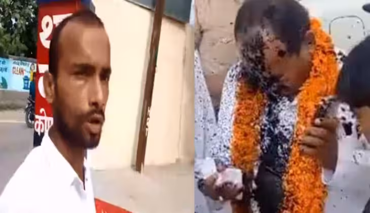 UP News: Youth throws ink on BJP candidate Dara Singh Chauhan