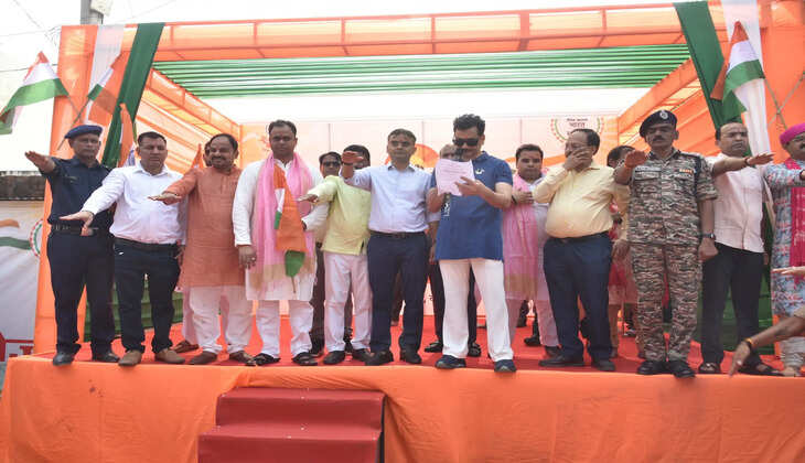 हर घर तिरंगा अभियान में 11वीं एनडीआरएफ ने निकाली तिरंगा यात्रा, जवानों ने दिया राष्ट्रएकता का संदेश