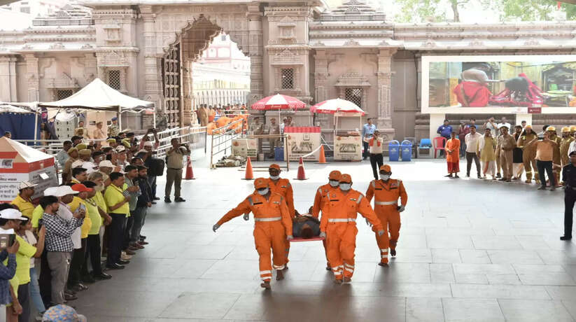 एनडीआरएफ ने किया सभी हितधारकों के साथ आपदा में राहत और बचाव का अभ्यास