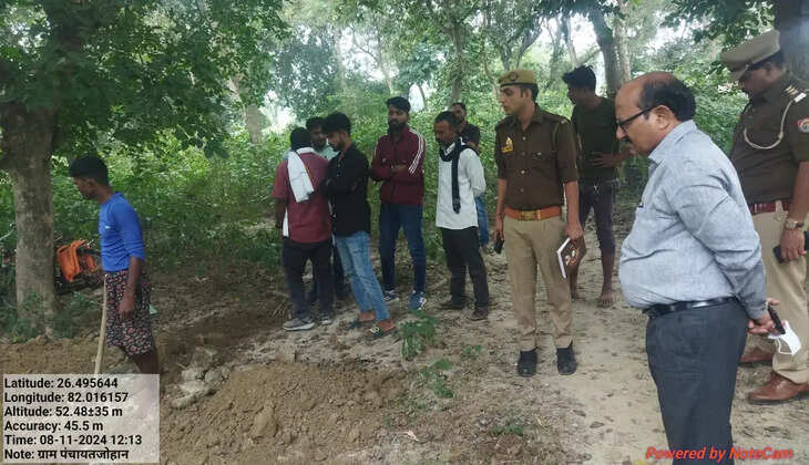 अयोध्या में&nbsp;कब्र की खुदाई करके बालक के शव को पोस्टमार्टम के लिए भेजा