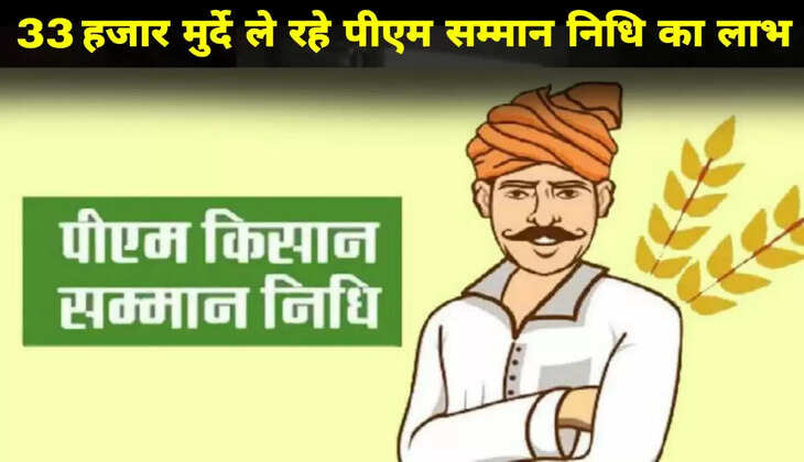 अब 33 हजार&nbsp;मुर्दों से सरकार करेगी वसूली, मुर्दे ले रहे पीएम सम्मान निधि का लाभ, रिपोर्ट में खुलासे से मचा हड़कंप