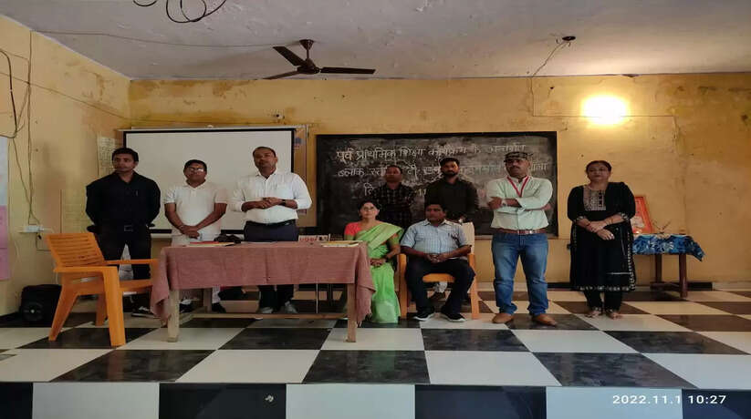 टी एल एम निर्माण कार्यशाला का पाली बीआरसी मुख्यालय पर हुआ आयोजन