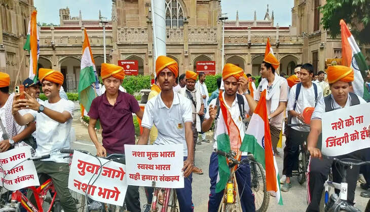 नशे के खिलाफ एकजुट हुई युवा शक्ति, सम्पूर्णानन्द संस्कृत विश्वविद्यालय ने शुरू किया अभियान