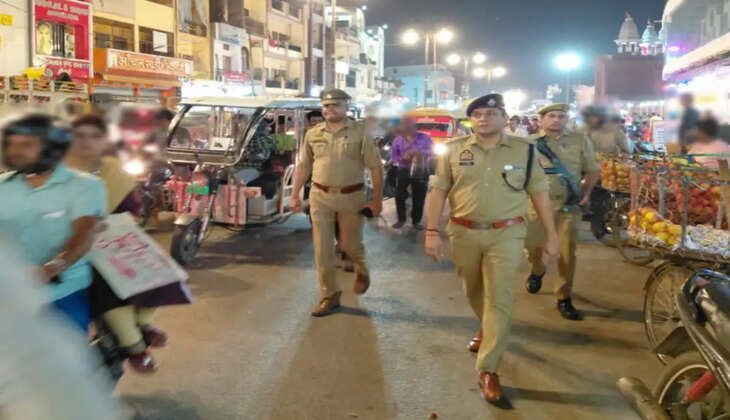 प्रमुख बाजारों और संवेदनशील इलाकों का किया निरीक्षण, सुरक्षा व्यवस्था मजबूत रखने के दिए निर्देश