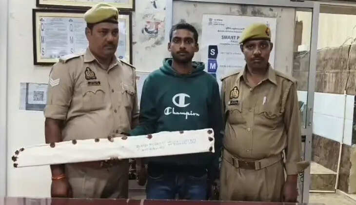 मुगलसराय में जानलेवा हमले का आरोपी गिरफ्तार, वारदात में इस्तेमाल सेंटरिंग का पटरा बरामद