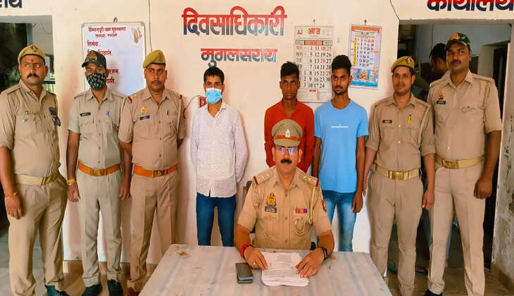 Chanduali News:&nbsp;25-25 हजार रुपए के पुरस्कार घोषित गैंगस्टर एक्ट के 03 वांछित अभियुक्त गिरफ्तार