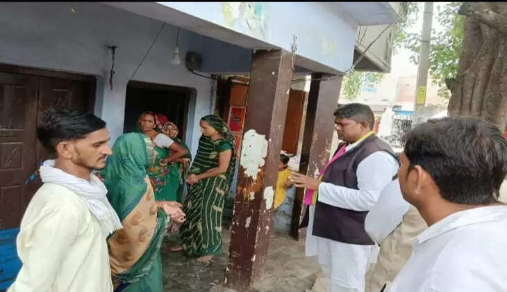भामाशाह भारतीय जन पार्टी के राष्ट्रीय अध्यक्ष सुजीत सिंह पहुंचे गाजीपुर, करंडा पीड़ित परिवार के प्रति व्यक्त की संवेदना