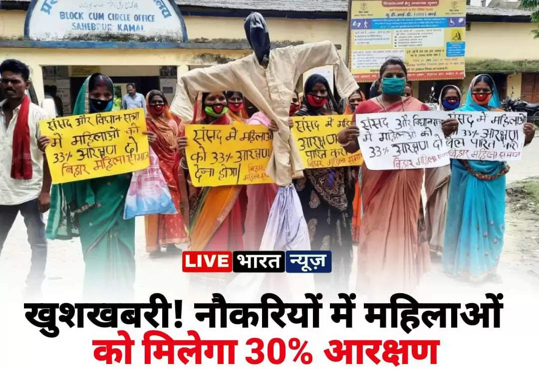 Reservation for women: खुशखबरी! महिलाओं को नौकरी में 30 फीसदी आरक्षण का मिला कानूनी अधिकार