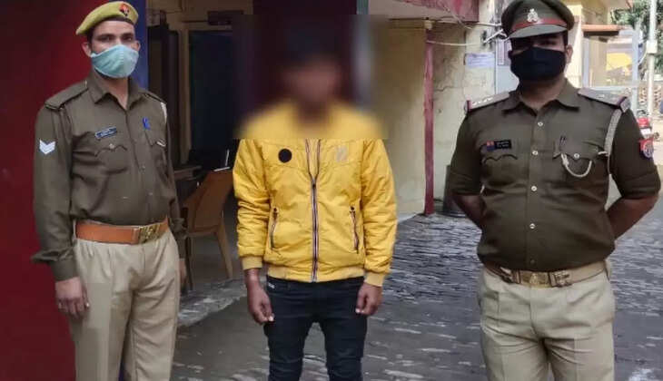 लूट के आरोप में &nbsp;वांछित अभियुक्त 26 घण्टे के अन्दर गिरफ्तार