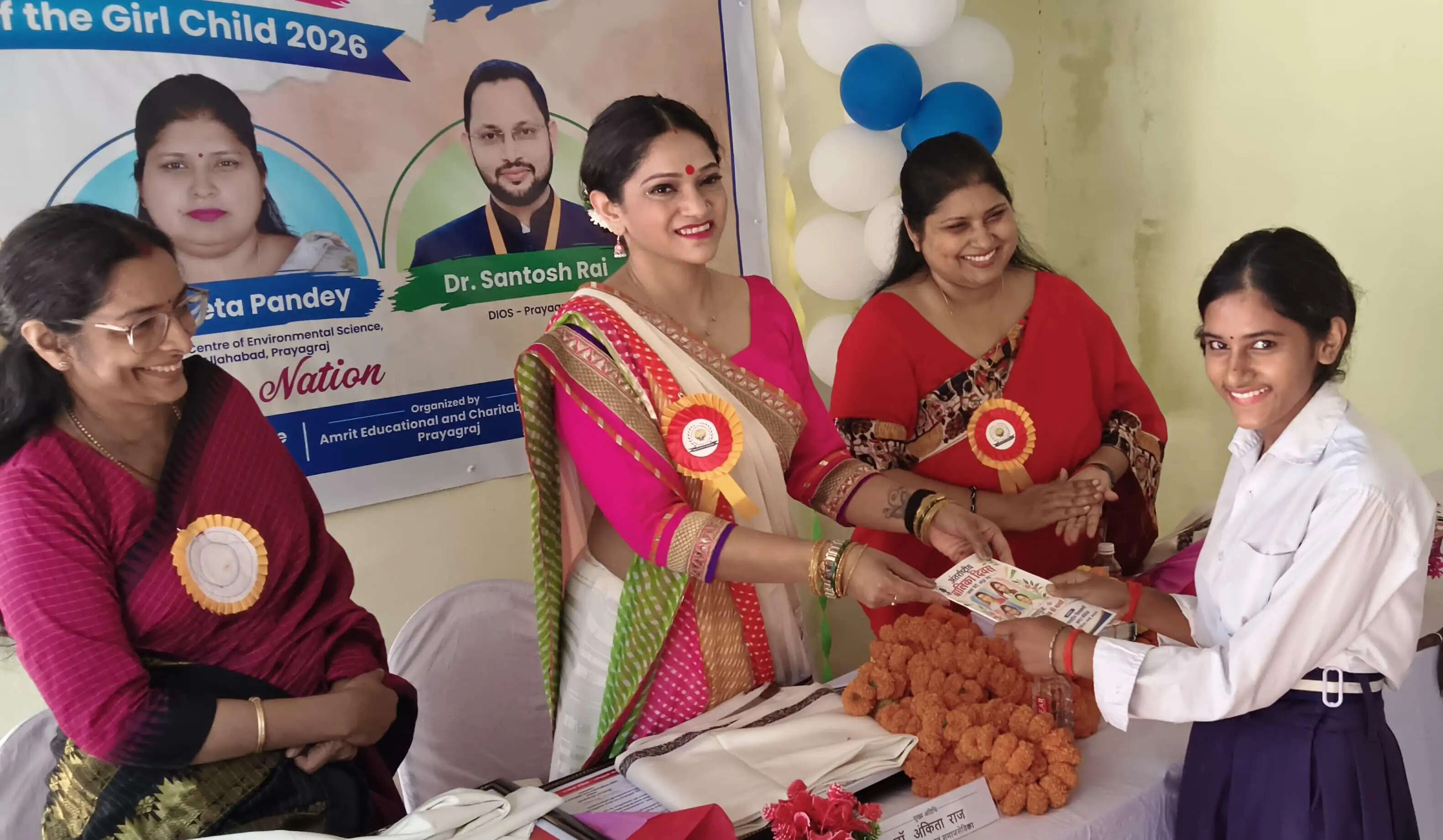 बालिका शिक्षा और सशक्तीकरण पर दिया जोर, छात्राओं को किया प्रेरित