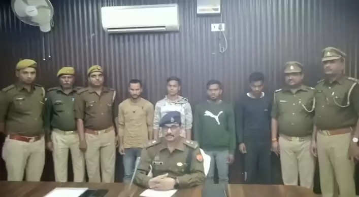 चन्दौली में 20 लाख रुपए की फिरौती के लिए नाबालिग लड़के का अपहरण, पुलिस ने 4 अपहरणकर्ताओं को किया गिरफ्तार