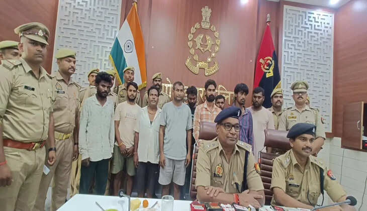 गैस सिलेंडर, एलईडी टीवी और कंप्यूटर समेत लाखों का सामान बरामद, कई वारदातों का खुलासा