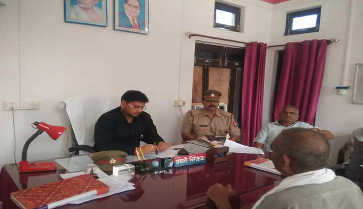 नायब तहसीलदार सत्य प्रकाश गुप्ता के नेतृत्व में मनाया गया समाधान दिवस