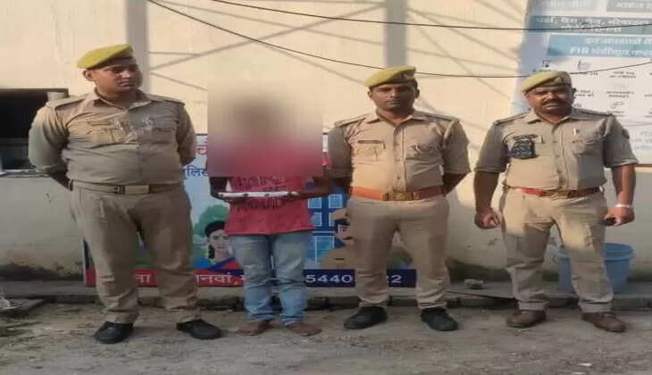 सहजनवा पुलिस ने अवैध चाकू के साथ एक &nbsp;अभियुक्त गिरफ्तार