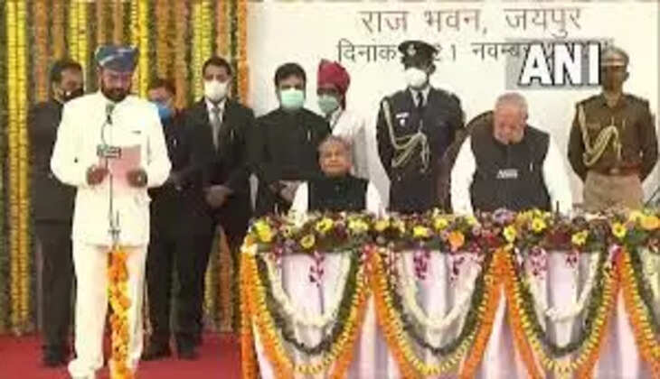 राजस्थान कैबिनेट फेरबदल