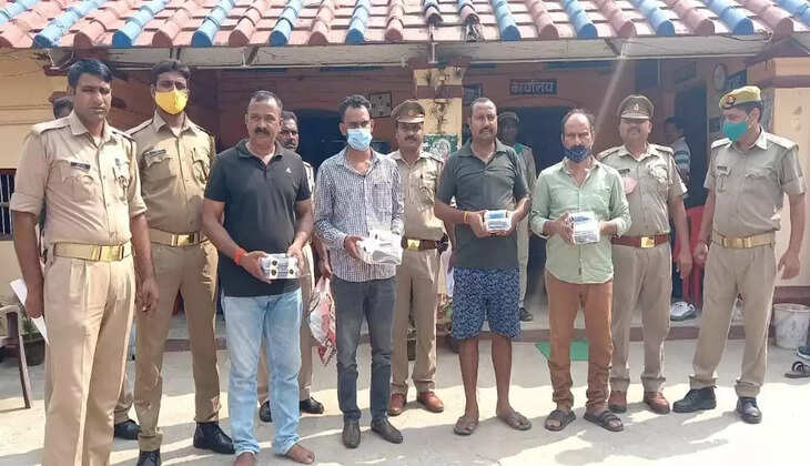 रेलवे विभाग का फर्जी नियुक्ति पत्र देकर लोगो से ठगी करने वाले चार &nbsp;शातिर अभियुक्तगण गिरफ्तार