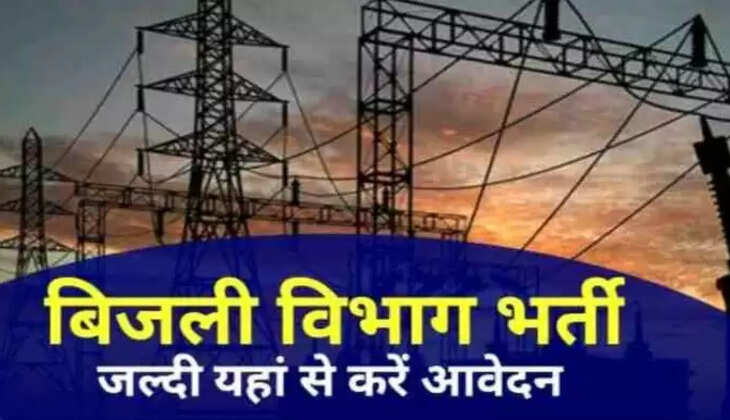 Latest Update Bijli Vibhag Recruitment:&nbsp;बिजली विभाग में निकली बंपर भर्ती, ग्रेजुएशन पास युवा कर सकते हैं आवेदन, यहां देखें वैकेसी की पूरी डिटेल