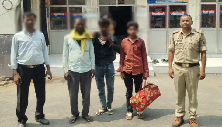 Gorakhpur Missing Child News,  Sahjanwa Police Success,  Gorakhpur Railway Station,  Missing Children Recovered,  Gorakhpur News,  Sahjanwa Police,  Gorakhpur Railway Station,  Missing Children Recovered,  UP Police News,  Gorakhpur Breaking News