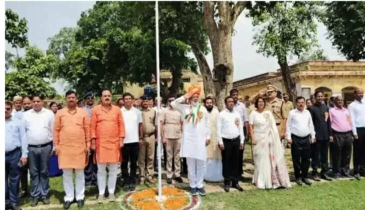 अयोध्या&nbsp;में हर्षोल्लास के साथ मनाया गया आजादी का अमृत महोत्सव