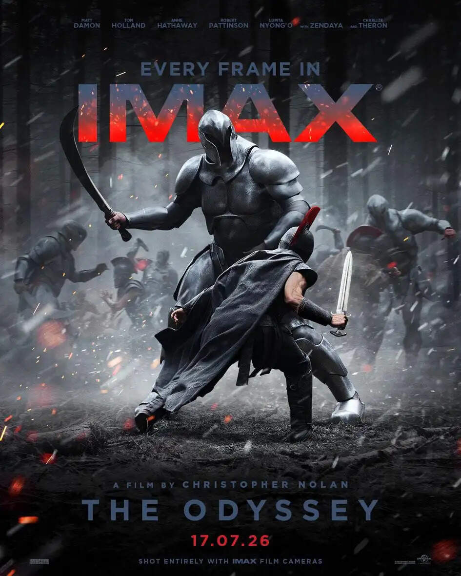 Christopher Nolan The Odyssey, The Odyssey Movie, The Odyssey IMAX Booking India, Christopher Nolan New Movie, The Odyssey Advance Booking, IMAX Advance Booking India, The Odyssey Release Date, Hollywood Movie News, Christopher Nolan Film 2026, The Odyssey India Release, IMAX India News, The Odyssey Tickets, Nolan Fans India, Hollywood Cinema News, Movie Booking Update, IMAX Movie Booking, The Odyssey Cast, Universal Pictures The Odyssey, Entertainment News India, Hollywood News Hindi