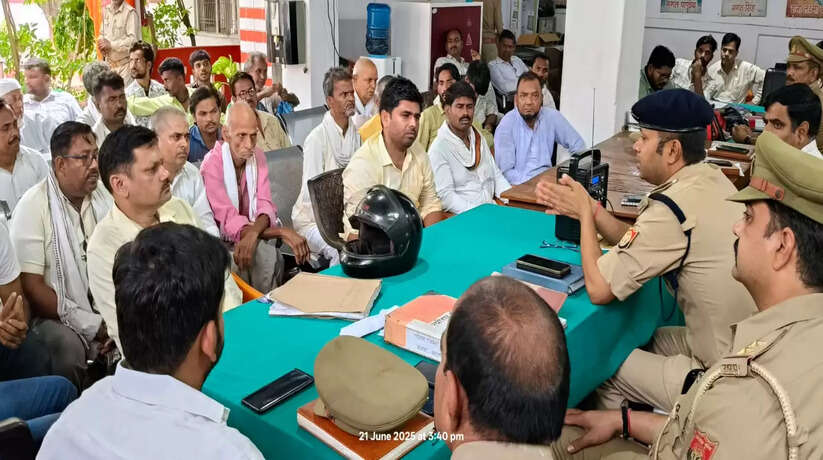 चौबेपुर थाने में मोहर्रम जुलूस को लेकर पीस कमेटी की बैठक सम्पन्न