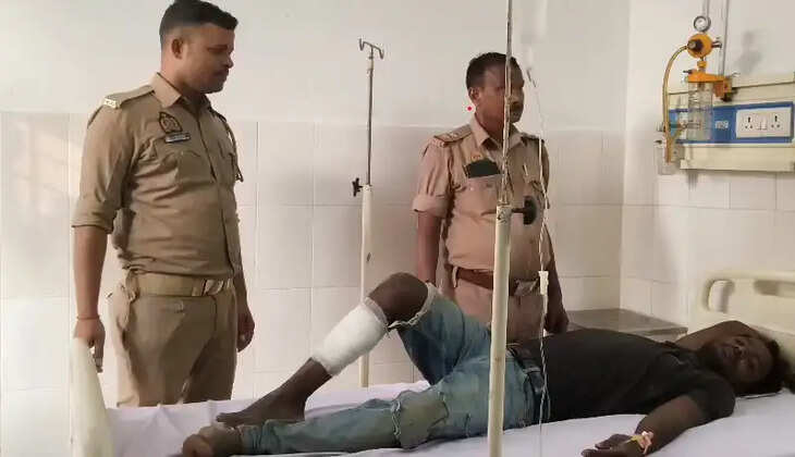 चंदौली में पुलिस और भैंस चोरों के बीच मुठभेड़, पांच बदमाश गिरफ्तार, एक के पैर में लगी गोली