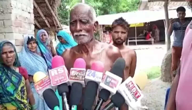 अयोध्या में दबंग व्यक्ति ने लगभग 15 वर्ष पुराने लगे खंडजे को उखाड़ फेंका