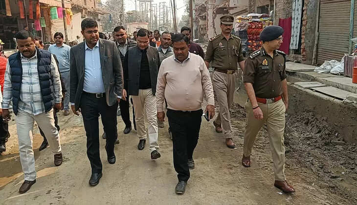 विरासत गलियारा का DM व SSP ने किया निरीक्षण, मूलभूत सुविधाओं को लेकर दिए सख्त निर्देश