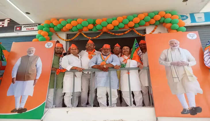 Varanasi News: लोकसभा चुनाव हेतु रोहनिया विधानसभा भाजपा कार्यालय का एमएलसी ने किया उद्घाटन&nbsp;