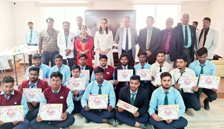 आईटीएम गीडा में राष्ट्रीय विज्ञान दिवस के अवसर पर संगोष्ठी और रक्तदान शिविर का आयोजन