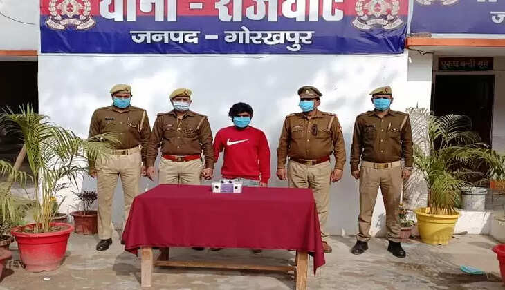 गोरखपुर में हत्या के प्रयास का वांछित अवैध पिस्टल के साथ गिरफ्तार