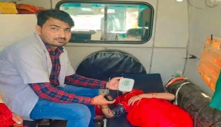 संकट की घड़ी में मददगार बनी 108 एंबुलेंस, महिला को समय पर पहुंचाया अस्पताल