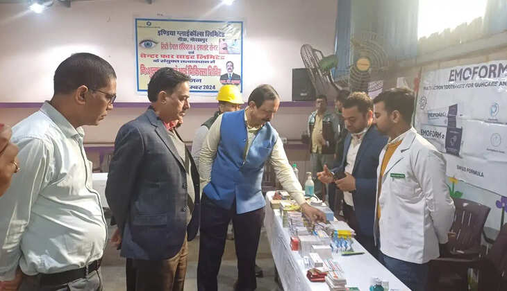 आईजीएल में निशुल्क चिकित्सा शिविर का हुआ आयोजन