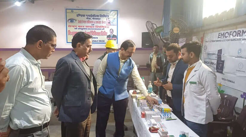 आईजीएल में निशुल्क चिकित्सा शिविर का हुआ आयोजन
