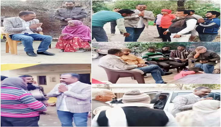 गोसाईगंज विधानसभा क्षेत्र में अपना दल यस के प्रदेश सचिव प्रमोद सिंह ने जनसंपर्क किया तेज
