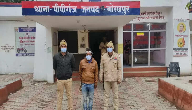 गोरखपुर में मार-पीट का वांछित तथा शातिर अपराधी अवैध तमंचे के साथ गिरफ्तार