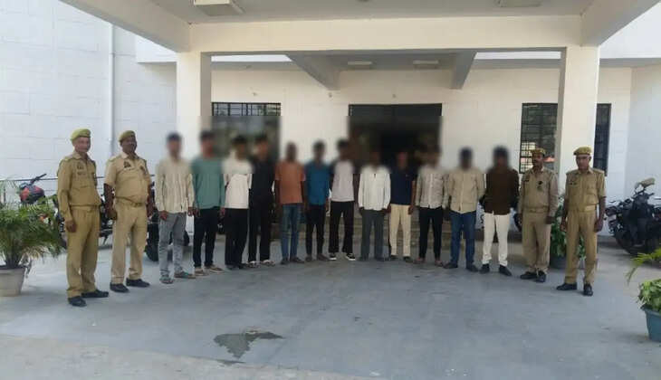 त्योहारों से पहले गीडा पुलिस का एक्शन, 12 लोगों का शांति भंग में चालान