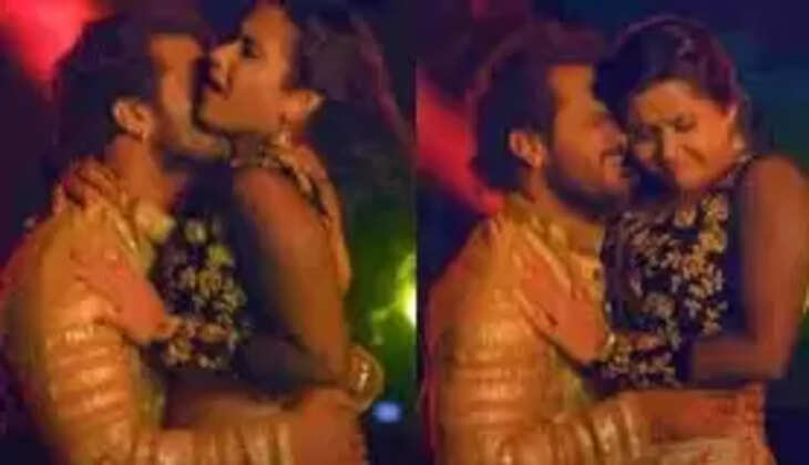 खेसारी लाल ने इस हसीना के साथ किया रोमांस, सोशल मीडिया पर तेजी से वायरल हो रहा वीडियो