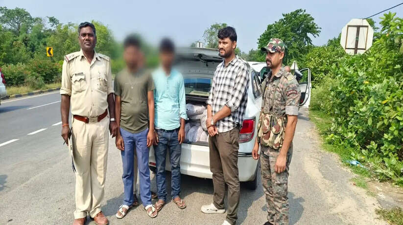 मधुबनी में पुलिस की बड़ी कार्रवाई, 144 किलो गांजा के साथ दो तस्कर गिरफ्तार