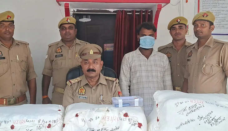वाराणसी में 15 लाख का गांजा बरामद, ऑपरेशन चक्रव्यूह में एक गिरफ्तार