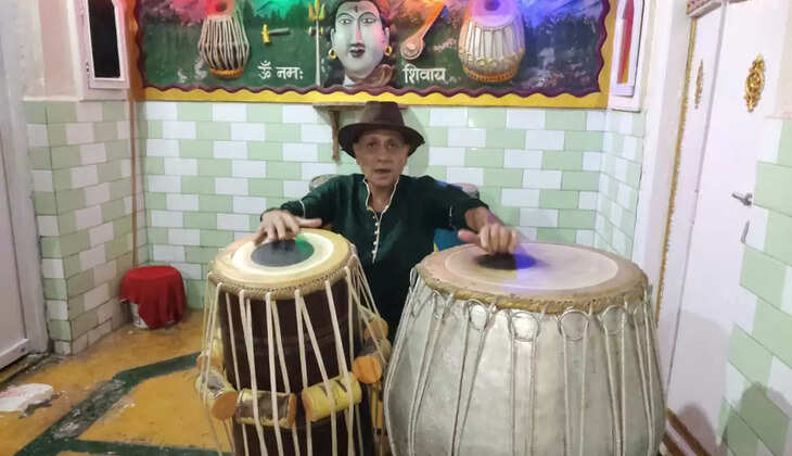 काशी के संगीत साधक गणेश शंकर मिश्रा ने तैयार किया दुनिया का सबसे बड़ा तबला! जानें खासियत