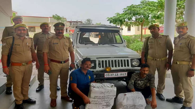 मिर्जापुर में लगातार दूसरे दिन 60 किलो गांजा के साथ दो तस्कर गिरफ्तार