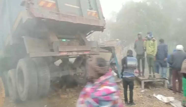 Road Accident: रायबरेली में दर्दनाक हादसा, चाय की गुमटी के पास खड़े लोगों को डंपर ने रौंदा, चार की मौत