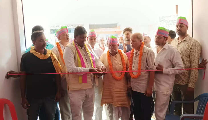 भामाशाह भारतीय जनता पार्टी पिंडरा विधानसभा अंतर्गत बड़ागांव बाजार में पार्टी कार्यालय का हुआ उद्घाटन