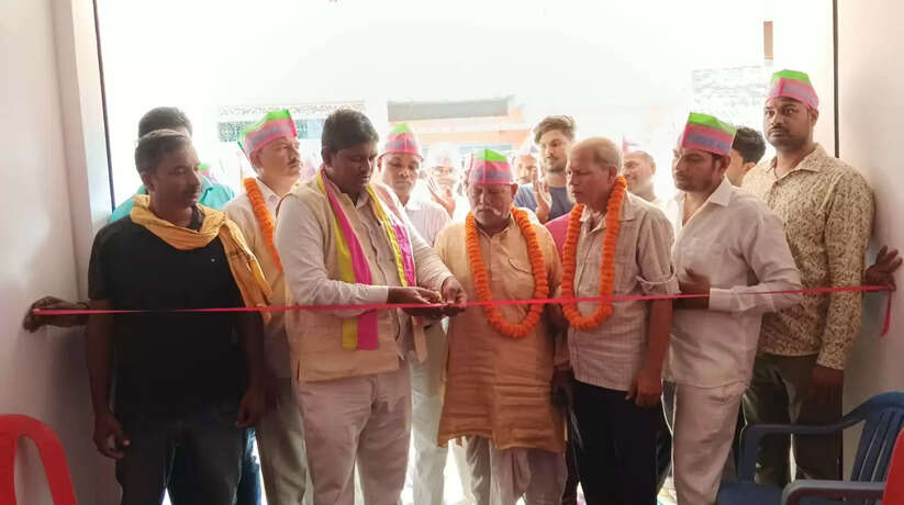 भामाशाह भारतीय जनता पार्टी पिंडरा विधानसभा अंतर्गत बड़ागांव बाजार में पार्टी कार्यालय का हुआ उद्घाटन