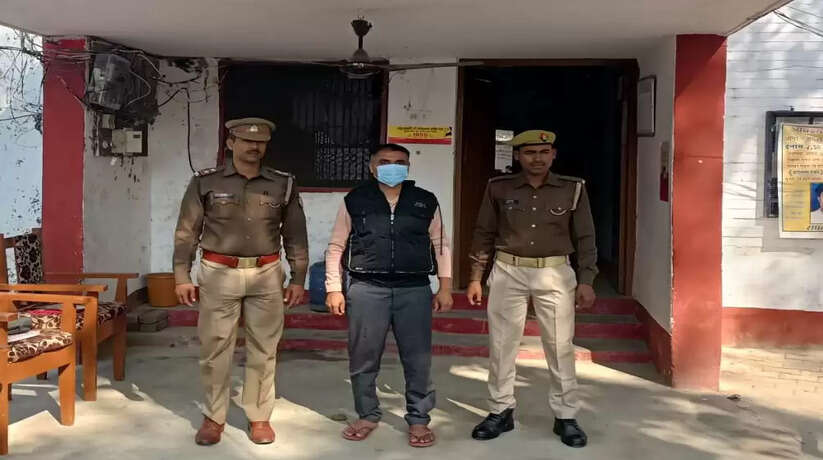 हत्या के आरोप में अभियुक्त हुआ गिरफ्तार