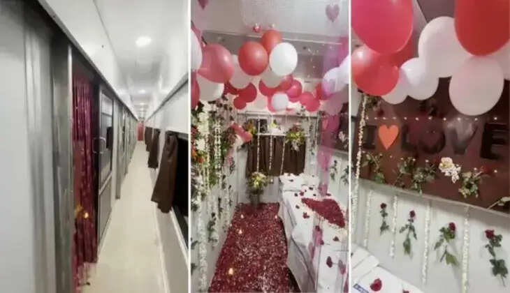 चलती ट्रेन में बना 'सुहागरात का कमरा', वायरल वीडियो के बाद टीटीई सस्पेंड